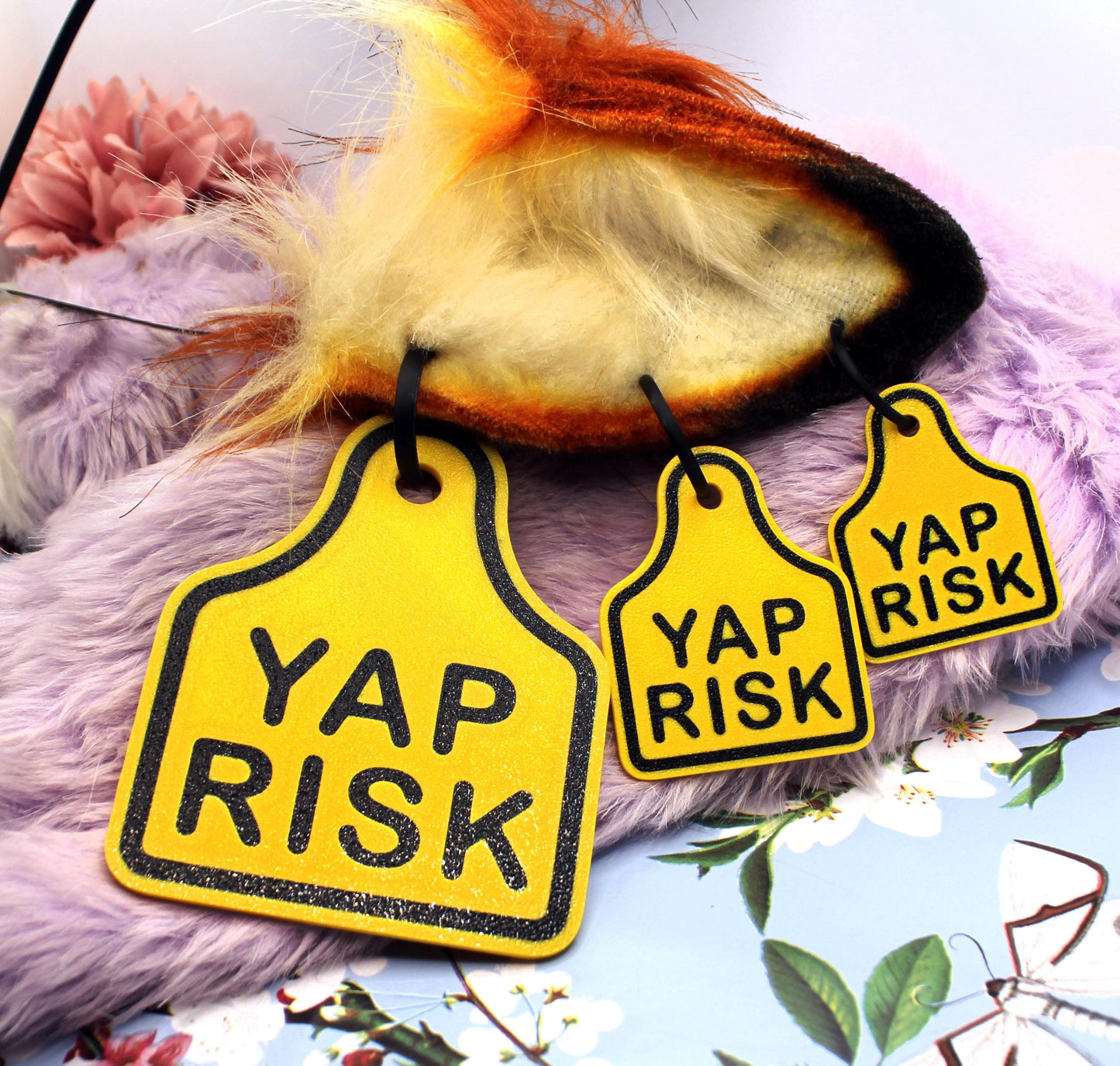 Yap Risk Fursuit Ear Tags (3 Sizes)