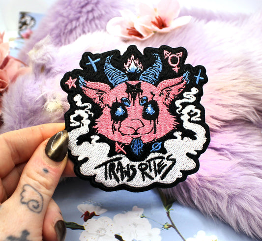Trans Rites Iron-On Patch (8cm)
