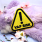 Yellow Yap Risk Warning Triangle Patch (80mm)