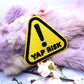 Yellow Yap Risk Warning Triangle Patch (80mm)