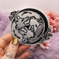 Black and Silver 3 Wolf Moon Embroidered Patch (10cm)