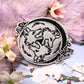 Black and Silver 3 Wolf Moon Embroidered Patch (10cm)