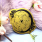 Gold Foil 3 Wolf Moon Vinyl Sticker (7cm)