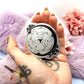 Silver Foil 3 Wolf Moon Vinyl Sticker (7cm)