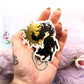 Gold Foil Sun Fox Vinyl Sticker (8cm)