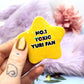 No.1 Toxic Yuri Gold Star Badge (55mm)