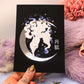 Silver Foil Moon Fox A6 Print