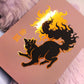 Copper Foil Sun Fox A6 Print