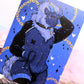 Sundra Anthro Male Shisa Pin Up A6 Print - The Nightingale Dragon Series