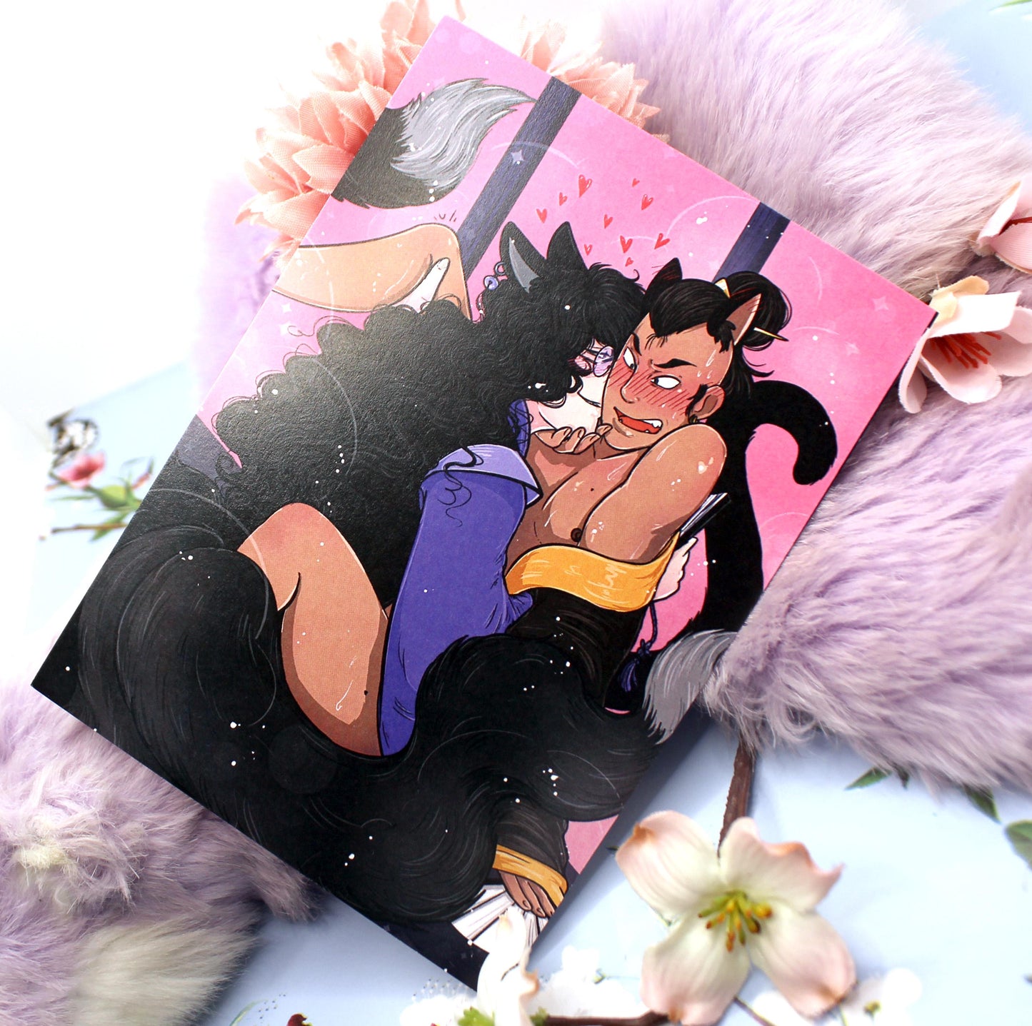 Tomar and Ginzin Kitten and Fox A6 Print - The Nightingale Dragon Series
