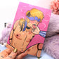 Blind Fold Shibari Taowren Pin Up A6 Print - The Nightingale Dragon Series