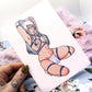 Brandy Shibari Pin Up A6 Print - The Nightingale Dragon Series