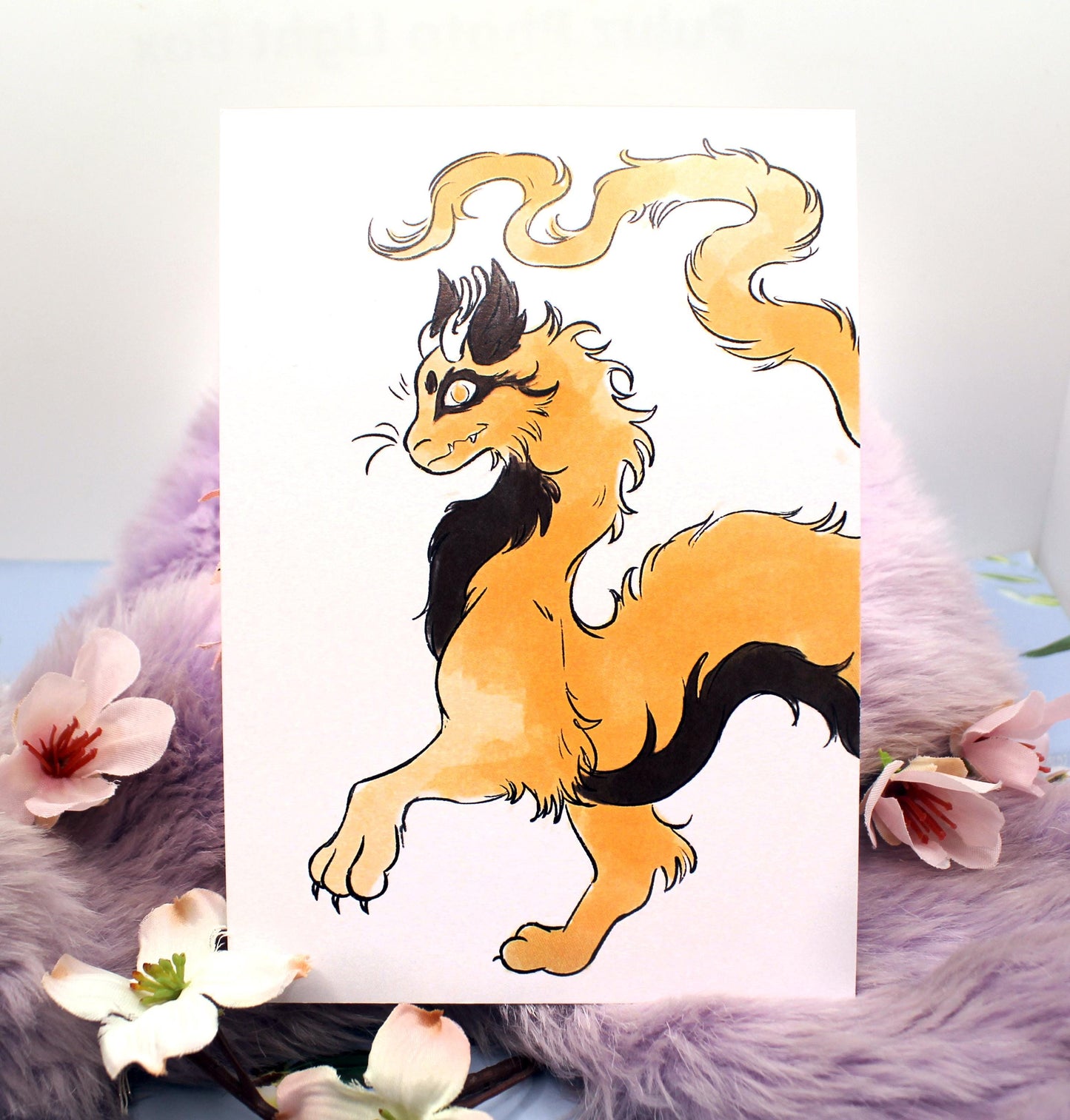 Stepping Ettore Dragon A6 Print - The Nightingale Dragon Series