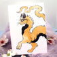 Stepping Ettore Dragon A6 Print - The Nightingale Dragon Series