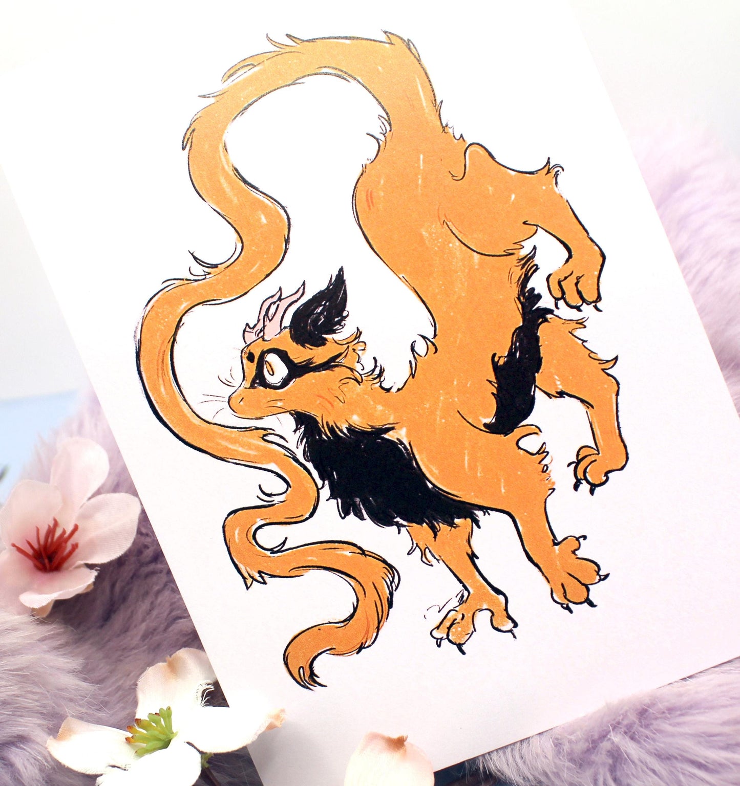 Little Ettore Dragon A6 Print - The Nightingale Dragon Series