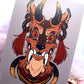 Tusked Deer Deity A6 Print - The Nightingale Dragon Series