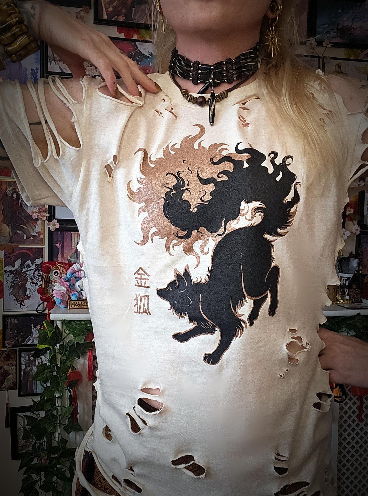 Sun Fox Copper Foil T-shirt (S-3XL)