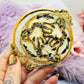Black and Gold 3 Wolf Moon Embroidered Patch (10cm)