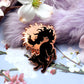 Copper Sun Fox Enamel Pin (A Grade)