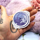 Purple and Blue 3 Wolf Moon Vinyl Sticker (7cm)
