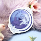 Purple and Blue 3 Wolf Moon Vinyl Sticker (7cm)