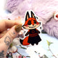Chibi Red Fox Enohki Vinyl Sticker (7cm)