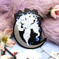 Silver Foil Moon Fox Vinyl Sticker (8cm)