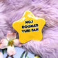 No.1 Doomed Yuri Gold Star Badge (55mm)