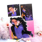 Tomar and Ginzin Kiss A6 Print - The Nightingale Dragon Series