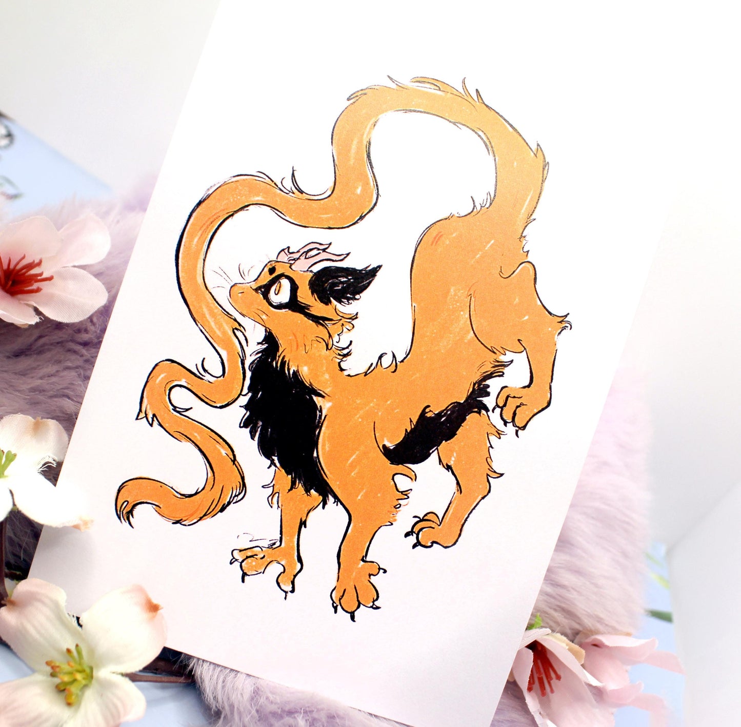 Little Ettore Dragon A6 Print - The Nightingale Dragon Series