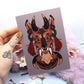 Tusked Deer Deity A6 Print - The Nightingale Dragon Series