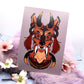 Tusked Deer Deity A6 Print - The Nightingale Dragon Series
