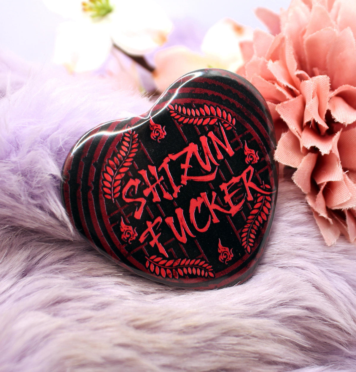 Shizun Fucker Danmei Inspired Heart Badge (55mm)