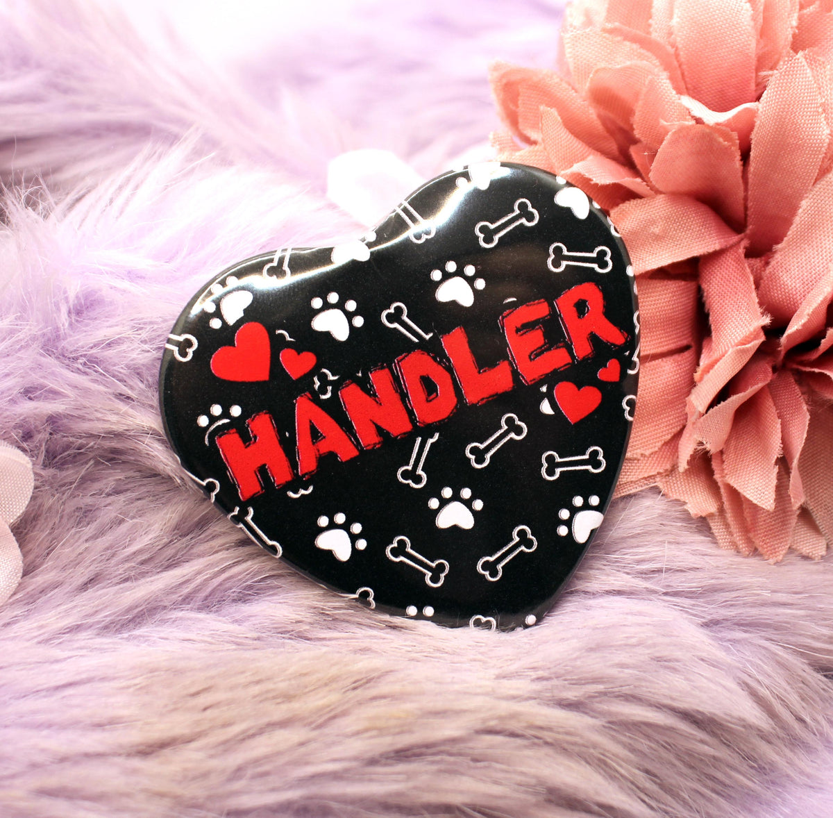 Handler Heart Badge (55mm)