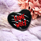 Lone Wolf Heart Badge (55mm)