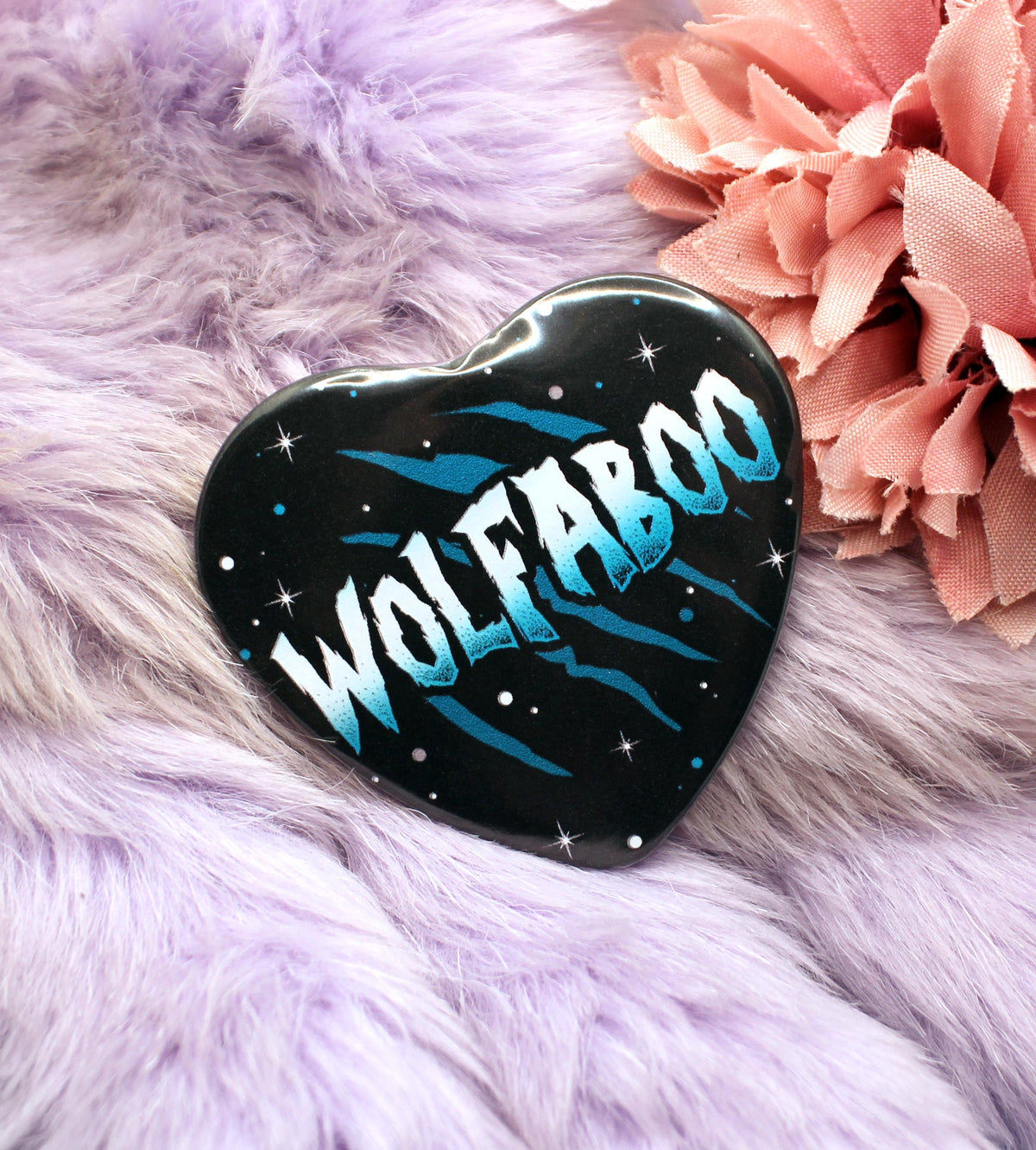 Wolfaboo Heart Badge (55mm)