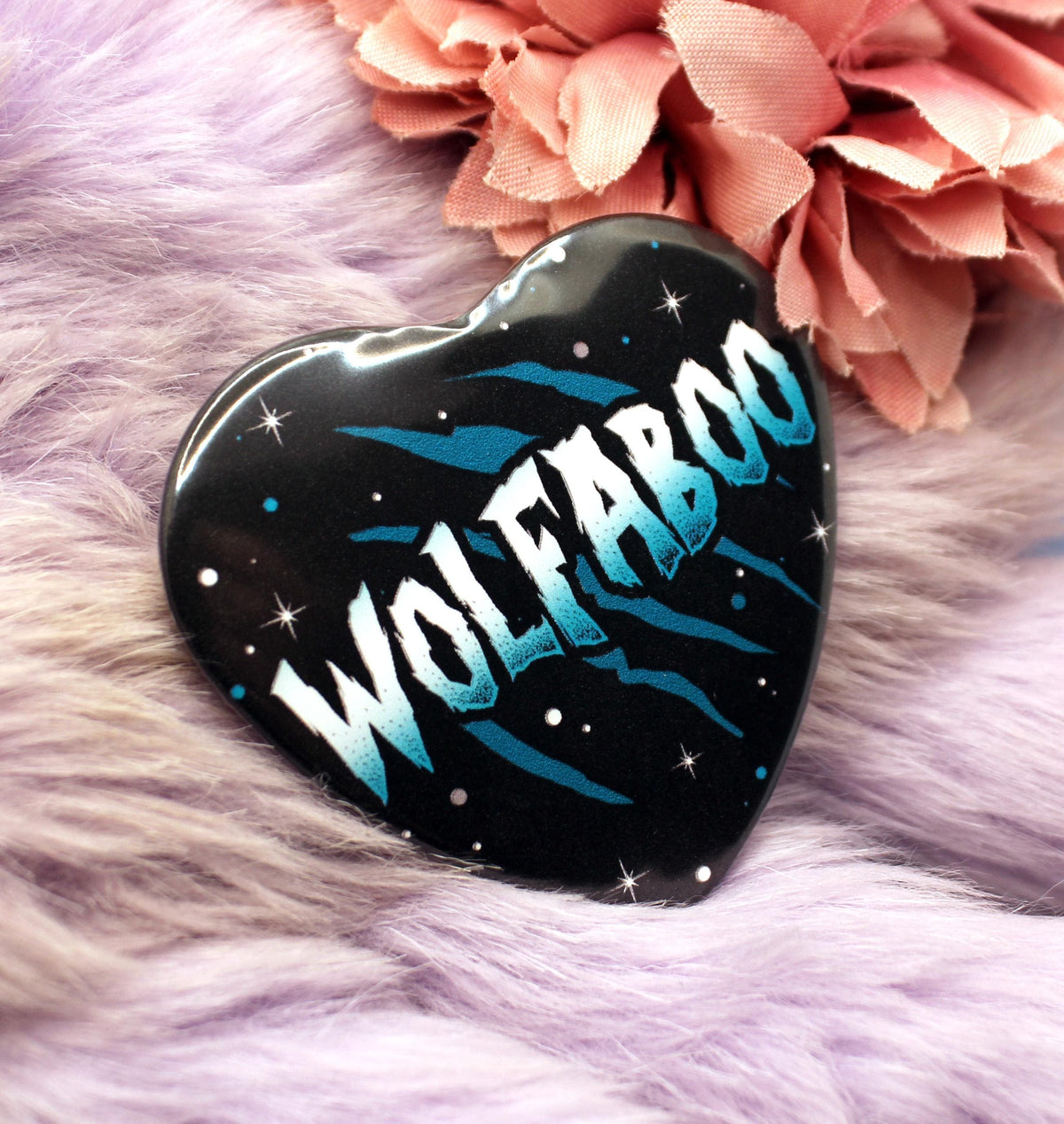Wolfaboo Heart Badge (55mm)