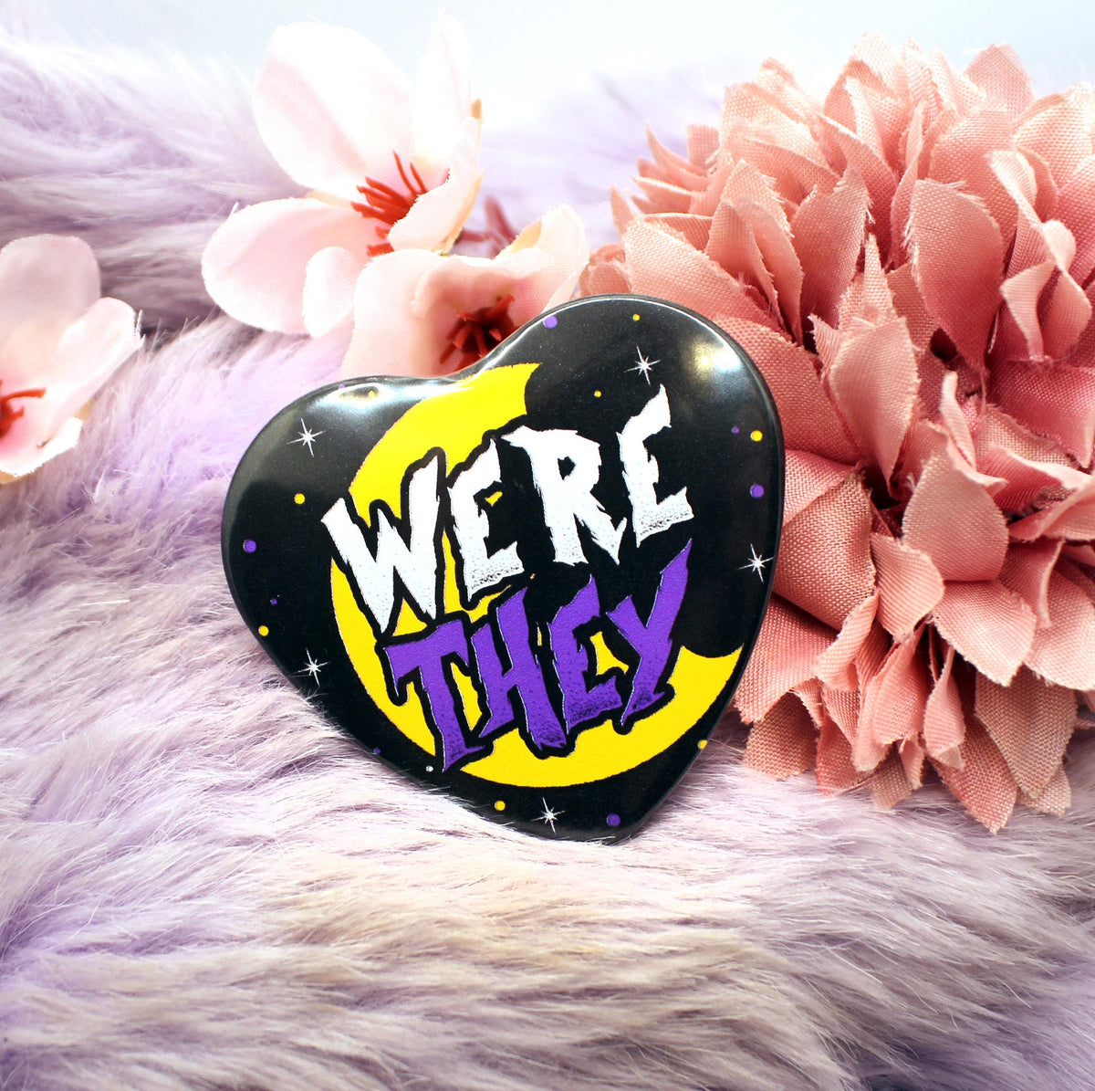 Were They Heart Badge (55mm)