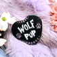 Wolf Pup Heart Badge (55mm)
