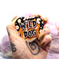 Wild Dog Heart Badge (55mm)