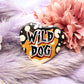 Wild Dog Heart Badge (55mm)