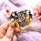 Wild Dog Heart Badge (55mm)