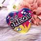 No.1 Omega Flame Heart Badge (55mm)