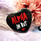 Alpha In Rut Heart Badge (55mm)