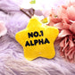 No.1 Alpha Gold Star Badge (55mm)