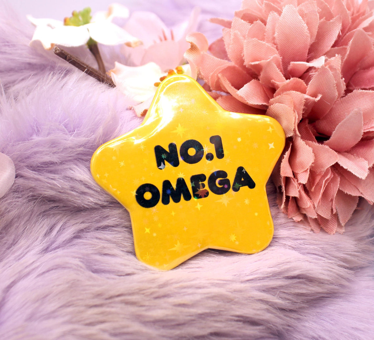 No.1 Omega Gold Star Badge (55mm)