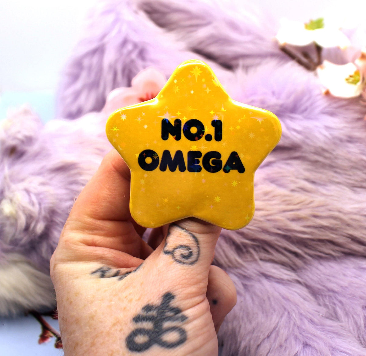 No.1 Omega Gold Star Badge (55mm)