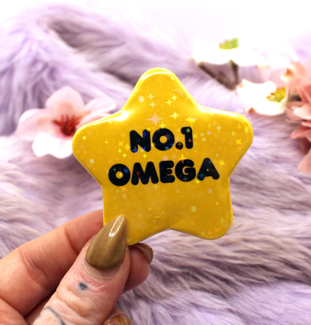 No.1 Omega Gold Star Badge (55mm)