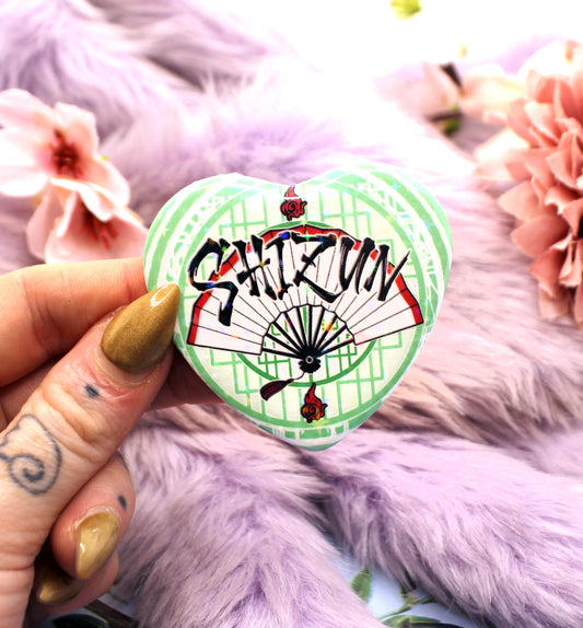Shizun MXTX Danmei Inspired Heart Badge (55mm)