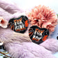 Fox Boy and Fox Girl Heart Badges (55mm)